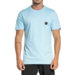 Camiseta Quiksilver Patch Round Color Azul Claro