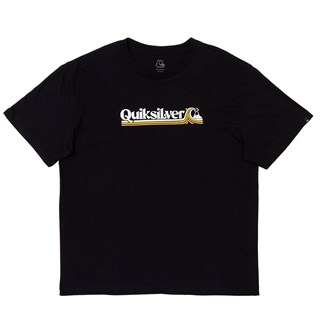 Camiseta Quiksilver Plus Size All Lined Preta