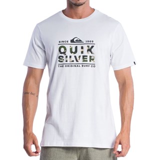 Camiseta Quiksilver Print Branca