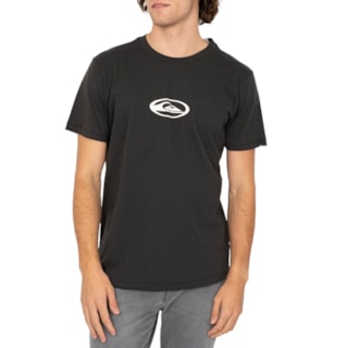 Camiseta Quiksilver Q471A1009 Cinza Escuro