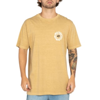 Camiseta Quiksilver Roads End Caqui