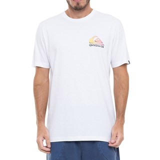 Camiseta Quiksilver Scenic Sunset Branca