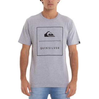 Camiseta Quiksilver Simple Track Cinza