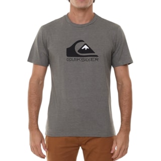 Camiseta Quiksilver Squar Me Up Cinza
