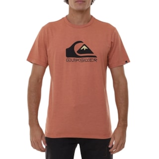 Camiseta Quiksilver Squar Me Up Marrom