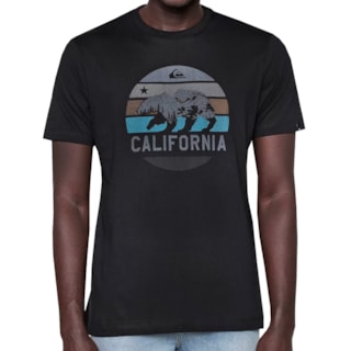 Camiseta Quiksilver The Traveller Preta