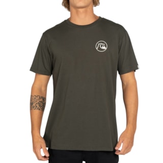 Camiseta Quiksilver Too Fine Cinza Escuro