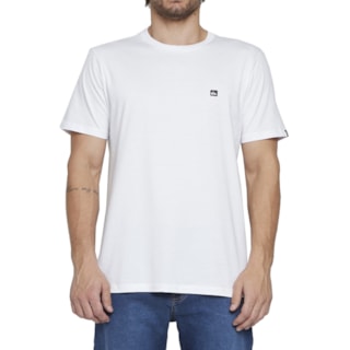 Camiseta Quiksilver Transfer Square Branca