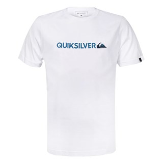 Camiseta Quiksilver Type Logo Branca
