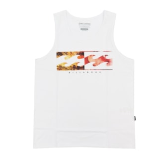 Camiseta Regata Billabong Inverse Branco Camiseta Regata Billabong Inverse Branco