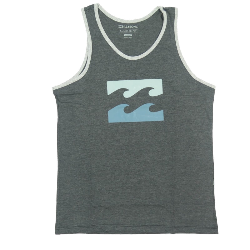 Camiseta Regata Billabong Wave Cinza