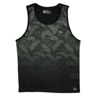 Camiseta Regata Especial Hurley Gradiente Verde Escuro