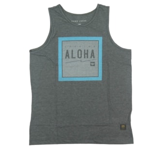 Camiseta Regata Hang Loose Aloha Cinza Camiseta Regata Hang Loose Aloha Cinza