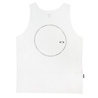 Camiseta Regata Oakley Spining Geometric Tank Branca