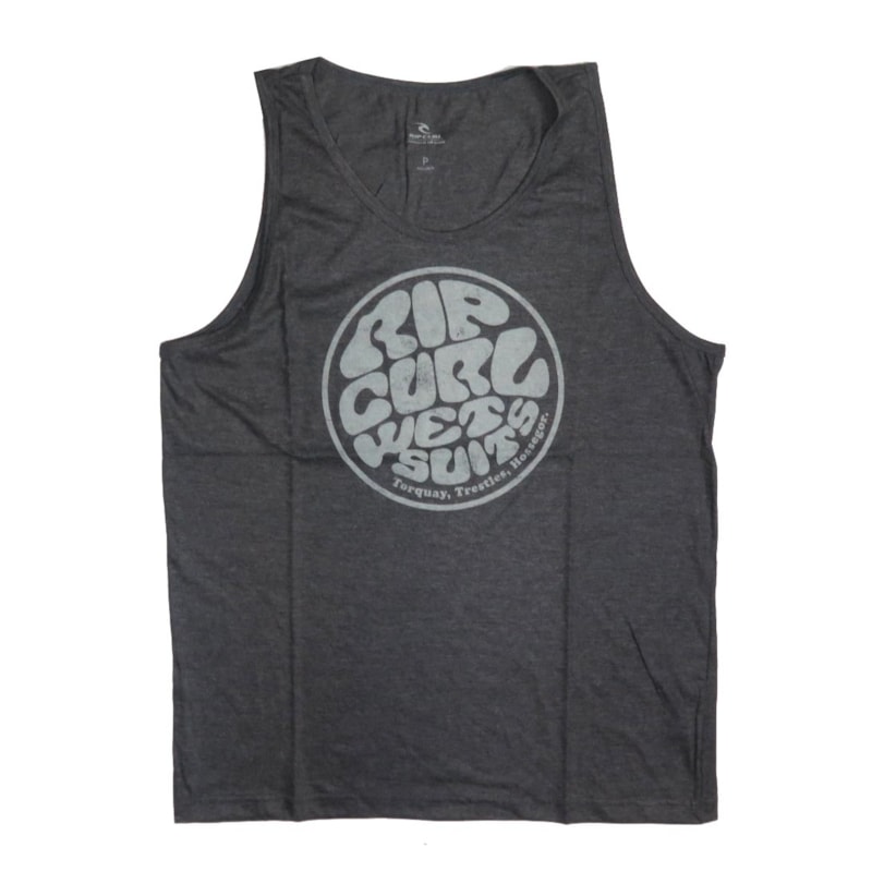 Camiseta Regata Rip Curl Vintage Wettie Cinza