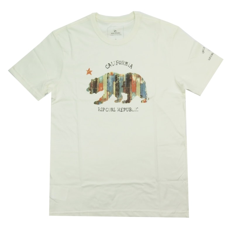 Camiseta Rip Curl Califórnia Republic Bege