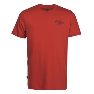 Camiseta Rip Curl Customs Vermelha