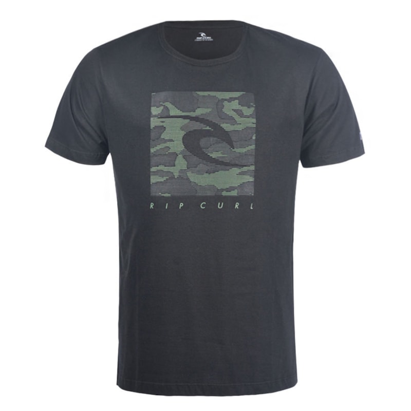 Camiseta Rip Curl Front Side Preta