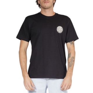 Camiseta Rip Curl Front Wettie Preta
