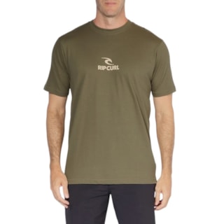 Camiseta Rip Curl Icon Deep Cactus