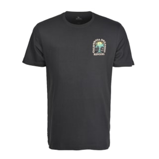 Camiseta Rip Curl Left Coast Preta