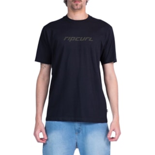Camiseta Rip Curl Nu Doses Sphere Preta