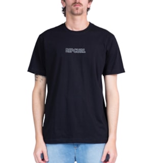 Camiseta Rip Curl Outline Black