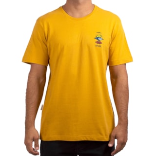 Camiseta Rip Curl Search Essential Tee Laranja