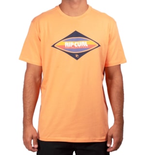 Camiseta Rip Curl Surf Revival Decal Tee Laranja