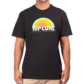 Camiseta Rip Curl Surf Revival Sunset Preta