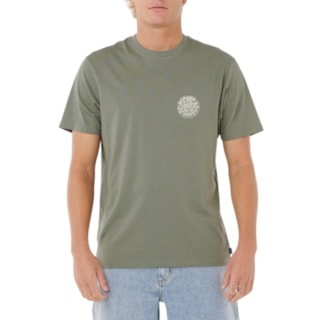 Camiseta Rip Curl Wettie Passage Icon Deep Cactus