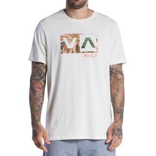 Camiseta RVCA Balance Box Plant Off White