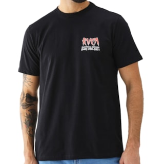 Camiseta RVCA Electrical Services Preta