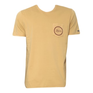 Camiseta RVCA Faces Bege