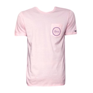 Camiseta RVCA Faces Rosa Claro