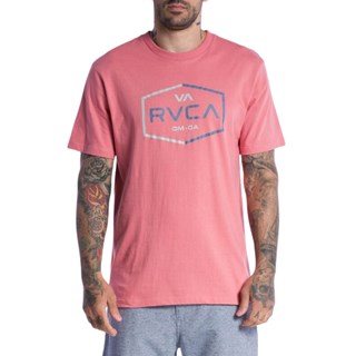 Camiseta RVCA Layover Salmão