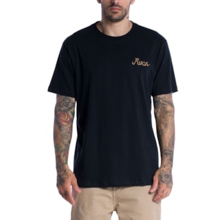 Camiseta RVCA Neon Dragon Preta