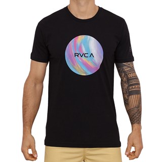 Camiseta RVCA Oito80 Frame Preta
