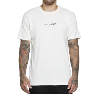 Camiseta RVCA Saber Snake Off White