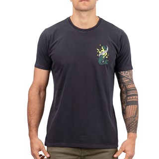 Camiseta RVCA Save Ours Souls Cinza