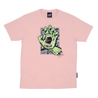 Camiseta Santa Cruz Flier Hand Rosa