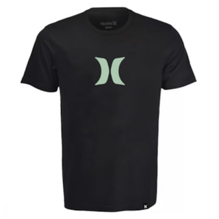 Camiseta Tamanho Especial Hurley Icon Cinza