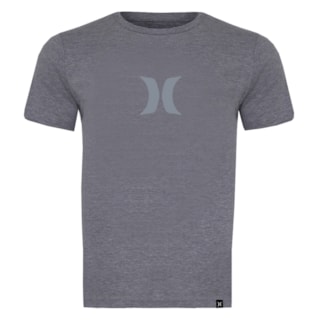 Camiseta Tamanho Especial Hurley Icon Mescla Escuro