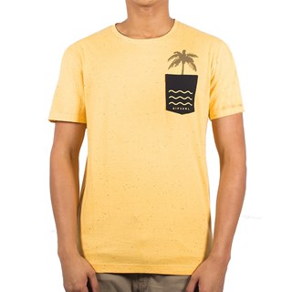 Camiseta Tamanho Especial Rip Curl Slowdive Amarela