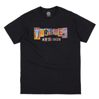 Camiseta Thrasher 40 Anos Preta