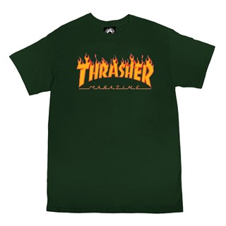 Camiseta Thrasher Magazine Flame Logo