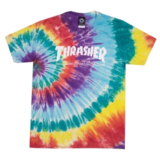 Camiseta Thrasher Magazine Skate Mag Colored Dye