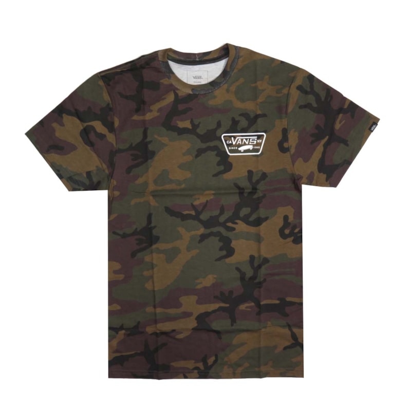 Camiseta Vans Camo White