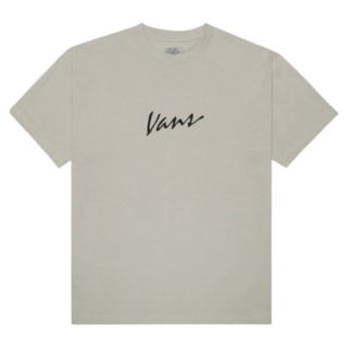 Camiseta Vans Classic Script Drizzle
