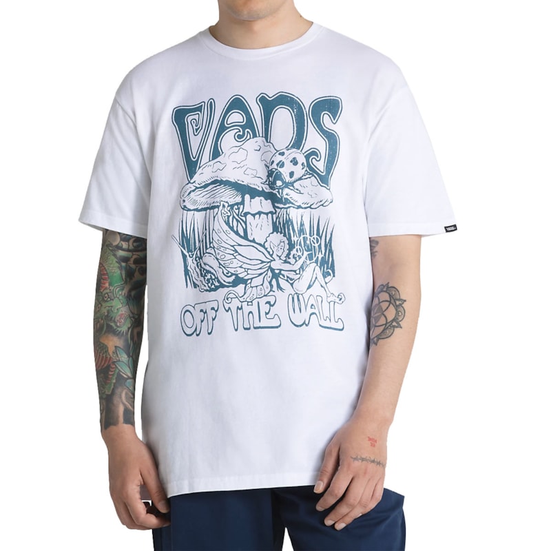 Camiseta Vans Lost And Found White os melhores preços Clique e